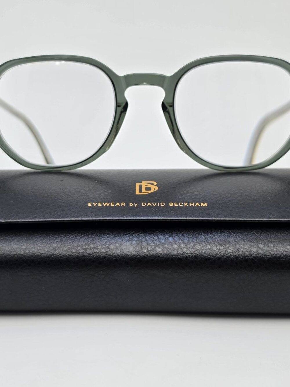 David Beckham DB1140/S B599O Crystal Green Eyeglasses Frame w/ Case 50-22-145